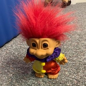 Vintage toy Carnival Troll Doll